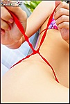 Untying Bikini Bottoms