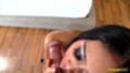 Lips around cock shaft