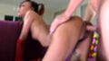 Pinny fucked doggy style naked on sofa