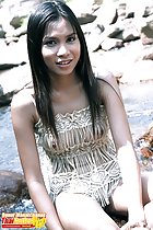 Sitting on rocks